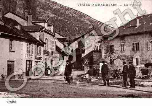 Ville de VIRIEULEGRAND, carte postale ancienne