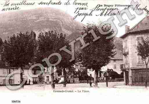 Ville de VIRIEULEGRAND, carte postale ancienne