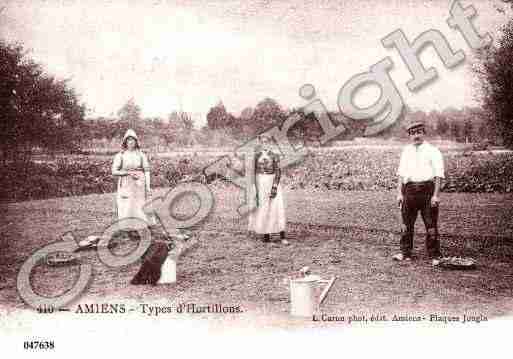 Ville de AMIENS, carte postale ancienne