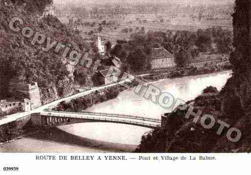 Ville de BALME(LA), carte postale ancienne