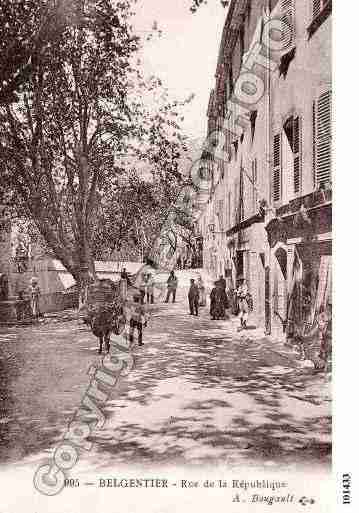 Ville de BELGENTIER, carte postale ancienne