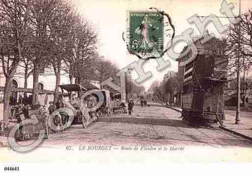 Ville de BOURGET(LE), carte postale ancienne