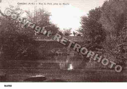 Ville de CAUJAC, carte postale ancienne