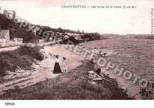 Ville de CHARTRETTES, carte postale ancienne