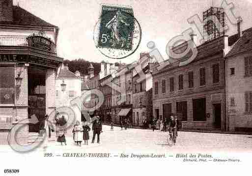 Ville de CHATEAUTHIERRY, carte postale ancienne