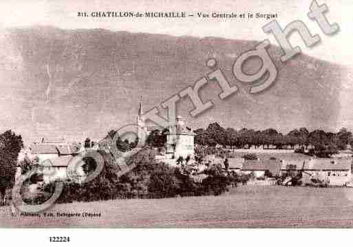 Ville de CHATILLONENMICHAILLE, carte postale ancienne