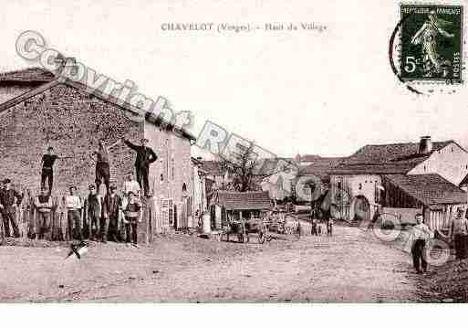 Ville de CHAVELOT, carte postale ancienne