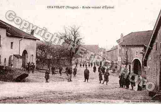 Ville de CHAVELOT, carte postale ancienne