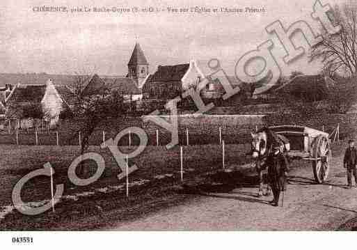 Ville de CHERENCE, carte postale ancienne