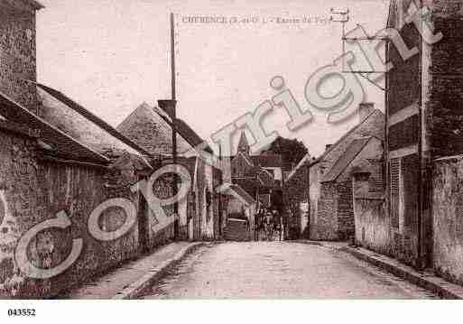 Ville de CHERENCE, carte postale ancienne