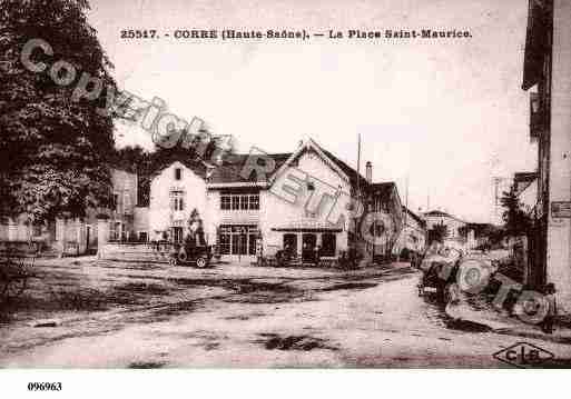 Ville de CORRE, carte postale ancienne