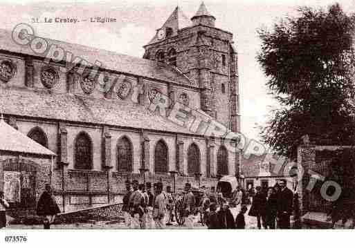 Ville de CROTOY(LE), carte postale ancienne