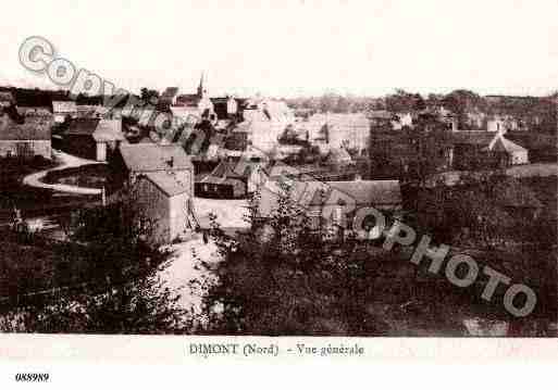 Ville de DIMONT, carte postale ancienne