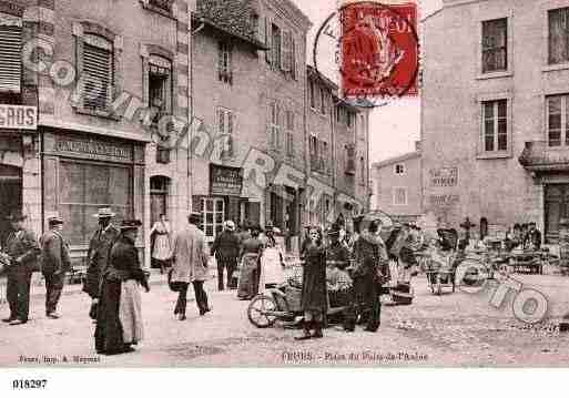 Ville de FEURS, carte postale ancienne