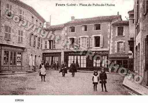 Ville de FEURS, carte postale ancienne