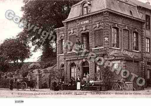 Ville de FORGESLESEAUX, carte postale ancienne