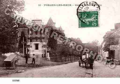 Ville de FORGESLESEAUX, carte postale ancienne