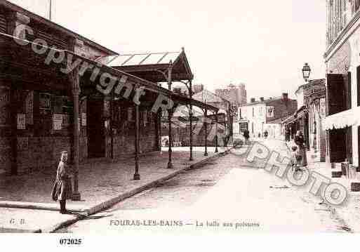 Ville de FOURAS, carte postale ancienne