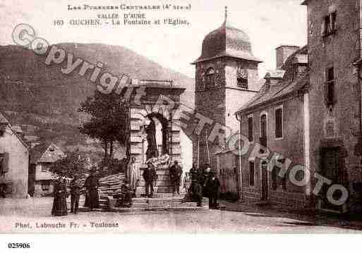 Ville de GUCHEN, carte postale ancienne