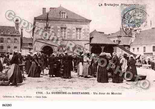 Ville de GUERCHEDEBRETAGNE(LA), carte postale ancienne