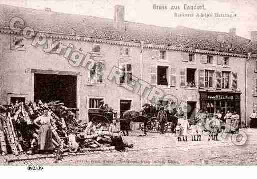 Ville de LANDROFF, carte postale ancienne