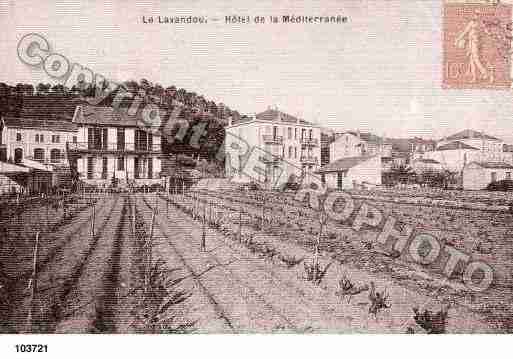 Ville de LAVANDOU(LE), carte postale ancienne