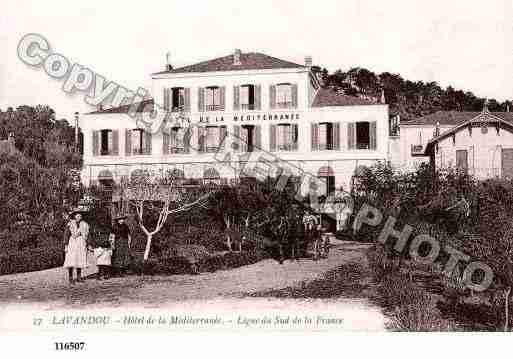 Ville de LAVANDOU(LE), carte postale ancienne