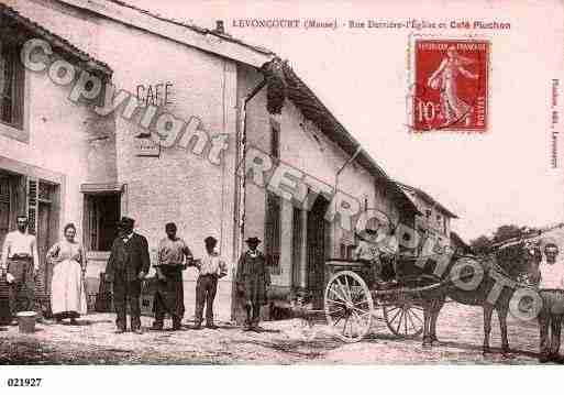 Ville de LEVONCOURT, carte postale ancienne