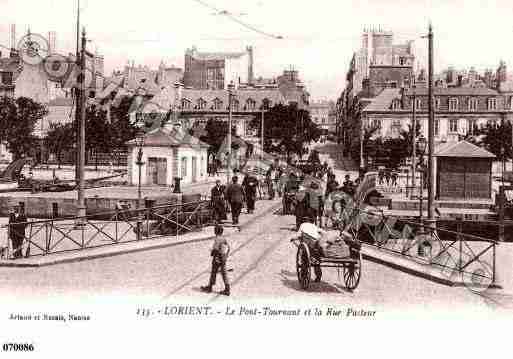 Ville de LORIENT, carte postale ancienne