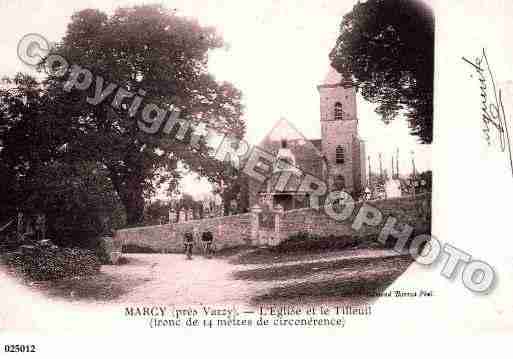 Ville de MARCY, carte postale ancienne