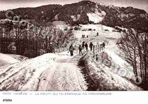 Ville de MEGEVE, carte postale ancienne