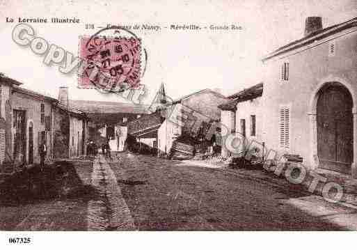 Ville de MEREVILLE, carte postale ancienne