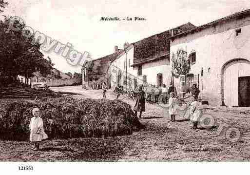 Ville de MEREVILLE, carte postale ancienne