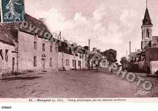 Ville de MESQUER, carte postale ancienne