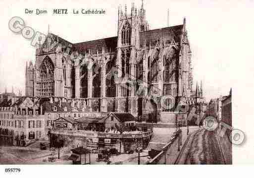 Ville de METZ, carte postale ancienne