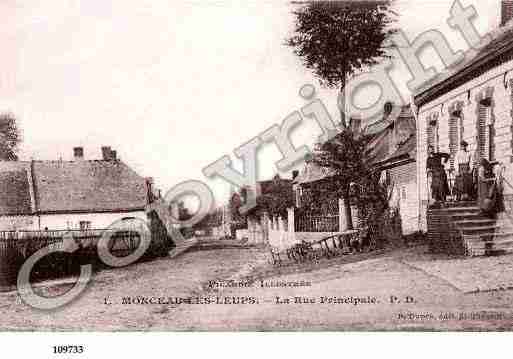 Ville de MONCEAULESLEUPS, carte postale ancienne