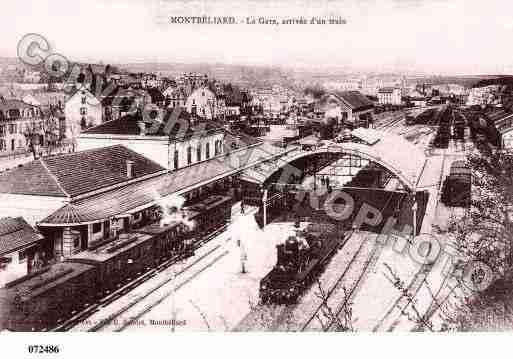 Ville de MONTBELIARD, carte postale ancienne