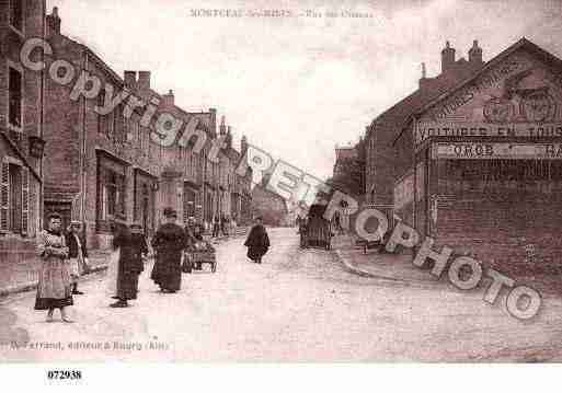 Ville de MONTCEAULESMINES, carte postale ancienne