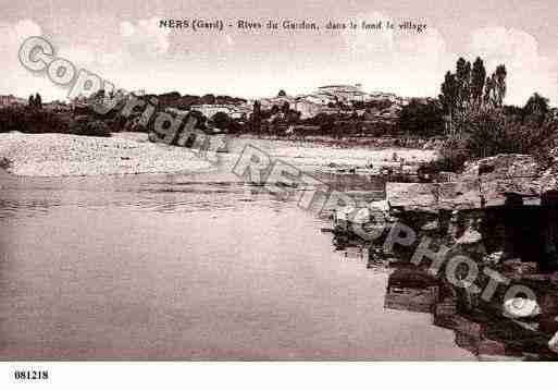 Ville de NERS, carte postale ancienne