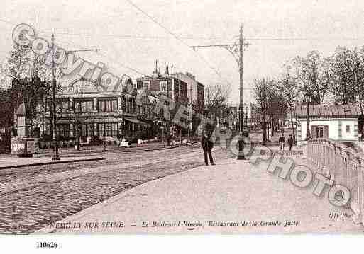 Ville de NEUILLYSURSEINE, carte postale ancienne