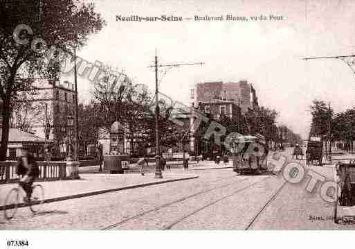 Ville de NEUILLYSURSEINE, carte postale ancienne