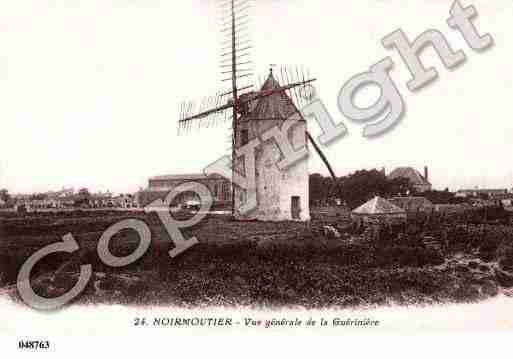 Ville de NOIRMOUTIERENL'ILE, carte postale ancienne