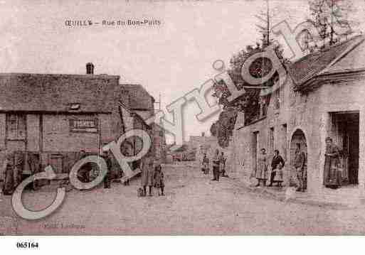 Ville de OEUILLY, carte postale ancienne