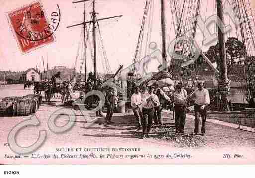 Ville de PAIMPOL, carte postale ancienne