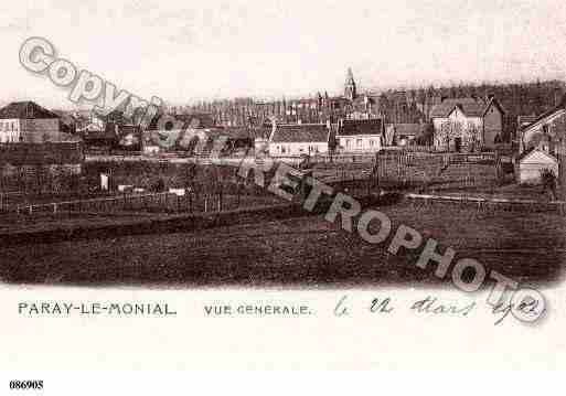 Ville de PARAYLEMONIAL, carte postale ancienne