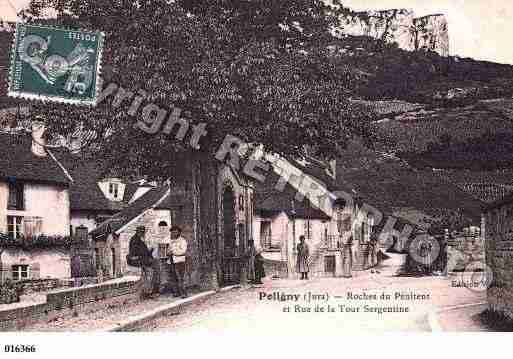 Ville de POLIGNY, carte postale ancienne