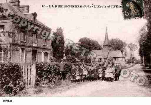 Ville de RUESAINTPIERRE(LA), carte postale ancienne