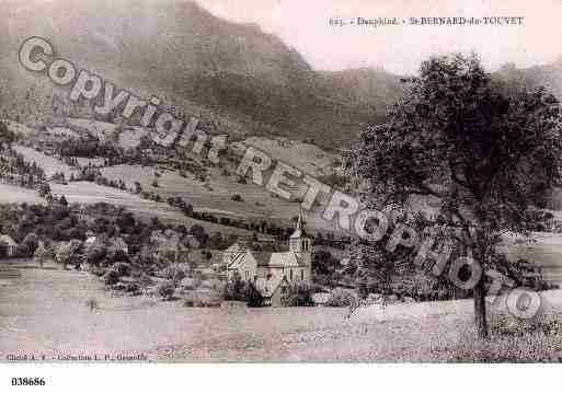 Ville de SAINTBERNARDDUTOUVET, carte postale ancienne