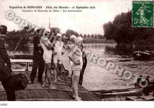 Ville de SAINTOUEN, carte postale ancienne