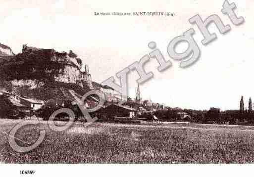 Ville de SAINTSORLINENBUGEY, carte postale ancienne